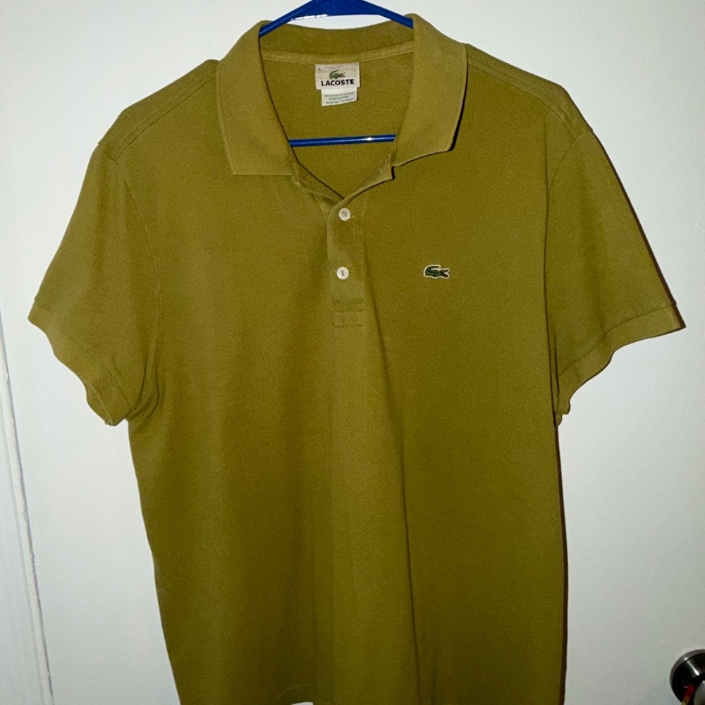 Lacoste Men's Green Polo Shirt